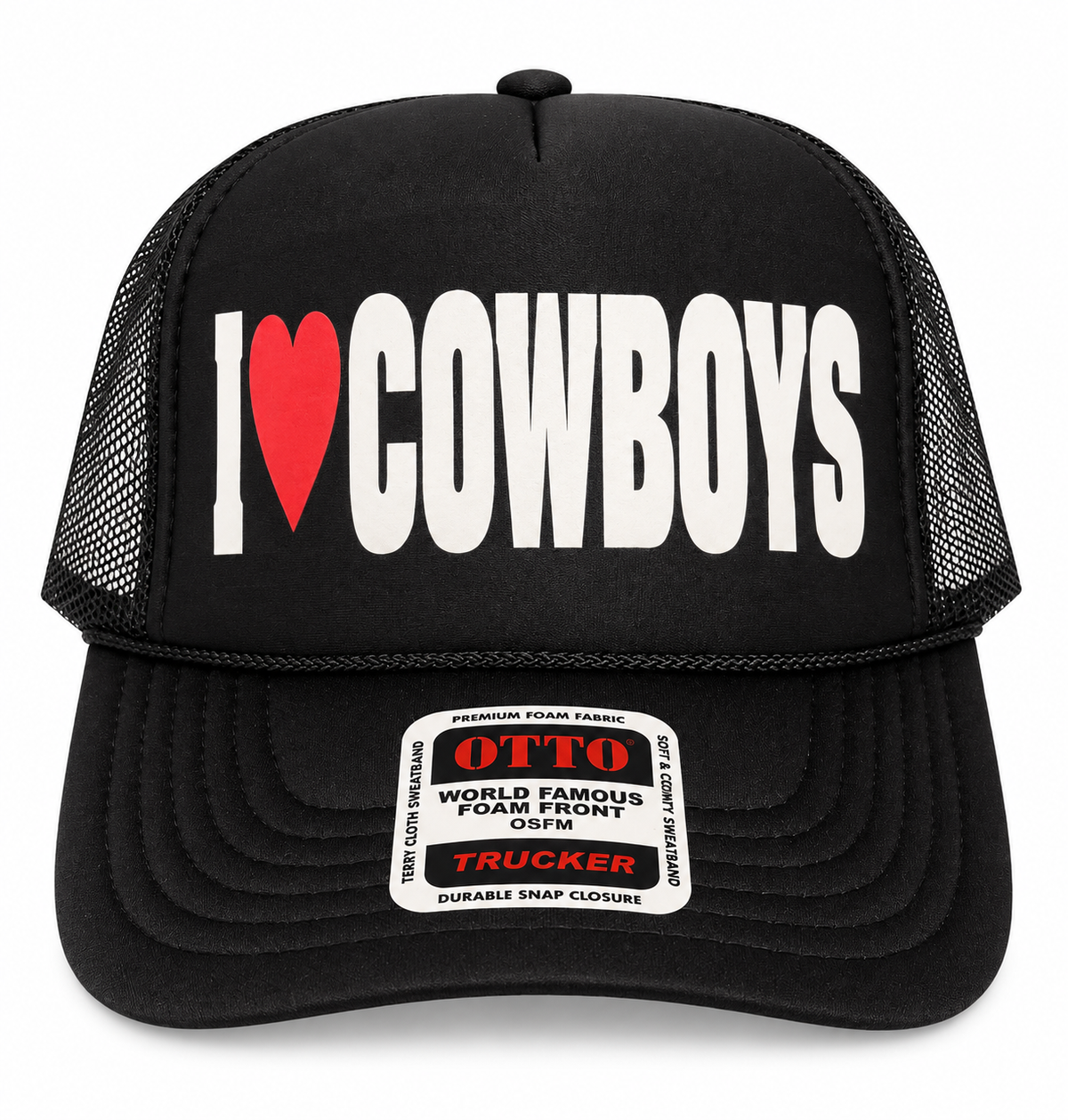 I Love Cowboys Trucker Hat