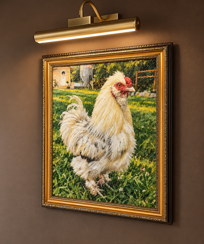 Oil Painting Inspired Rooster Photo