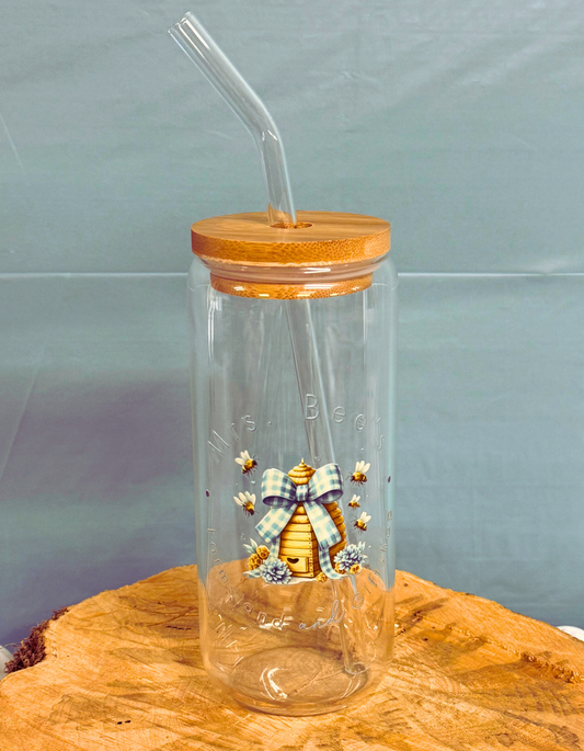 20oz Mrs. Bee's Glass Cup
